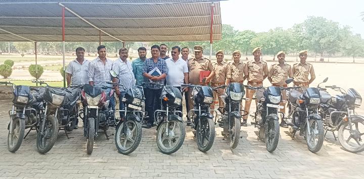 एलाऊ पुलिस को बड़ी सफलता, चोरी की 10 मोटरसाइकिलों सहित तीन शातिर वाहन चोर गिरफ्तार 3 95636
